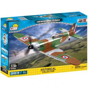 Cobi Stavebnice II WW Dewoitine D.520, 1:32, 283 k, 1 f