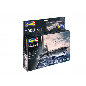 Revell ModelSet loď 65824 - USS Enterprise (1:1200)