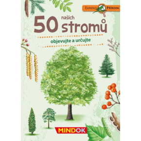 Mindok vzdělávací hra Expedice příroda: 50 našich stromů