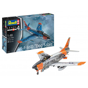 Revell ModelSet letadlo 63832 - F-86D Dog Sabre (1:48)