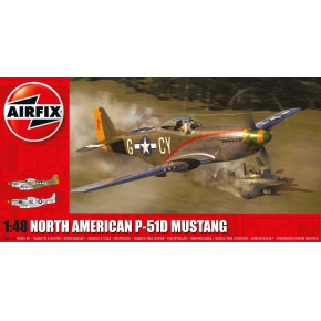 Airfix Classic Kit letadlo A05131A - North American P-51D Mustang (1:48)