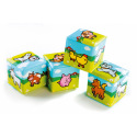 teddies Kostka Moje první zvířátka 7x7cm v sáčku 0+