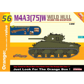 Dragon Modelkit tank 9156 - M4A3(75)W Welded Hull (1:35)