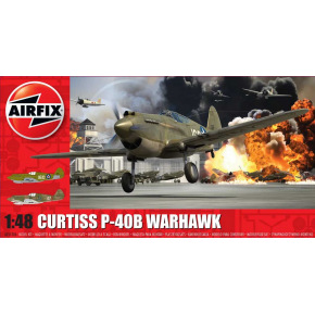 Airfix Classic Kit letadlo A05130A - Curtiss P-40B Warhawk 1:48 (1:48)