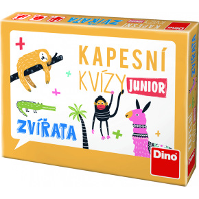 Dino KAPESNÍ KVÍZY JUNIOR - ZVÍŘATA Cestovní hra