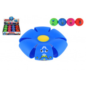 Teddies Flat Ball - Hoď disk, chyť míč! plast 8cm 4 barvy