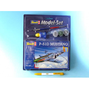 Revell ModelSet letadlo 64148 - P-51D Mustang (1:72)