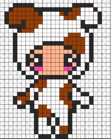 Kawaii Cute Pixel Art Grid Fin Construir