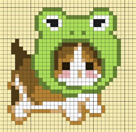 Cat Pixel Art Pixel Art Grid Pixel Art Pattern Pixel Art Templates Images