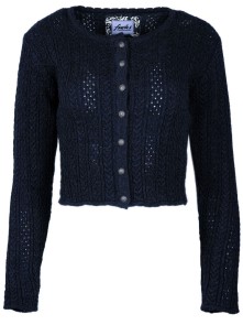 Bavarian ladies cardigan Romy (blue)