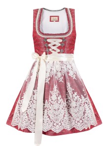 Mini Dirndl Sophia red