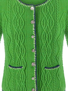 Bavarian ladies cardigan Steffi green