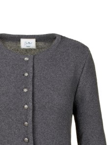 Bavarian ladies cardigan Evi (anthracite)