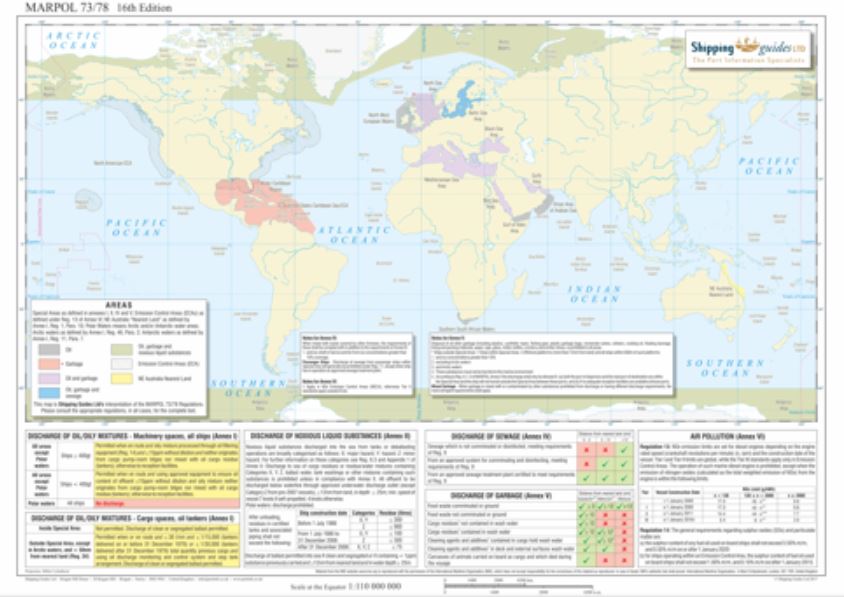 MARPOL Annex V Special Areas Map