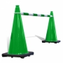 Retractable Cone Bar Green & White