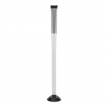 White Omni Flex 48 Inch Flat Top Traffic Delineator Post 