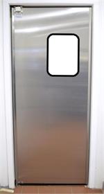 36" x 84" Stainless Steel Restaurant Kitchen Doors in stock.