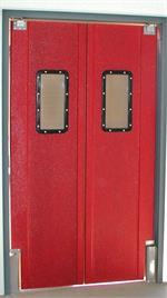 Red Restaurant Kitchen Doors. Pro Tuff Doors are Swinging Double Doors For Restaurants.