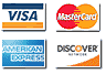 Credit cards we accept