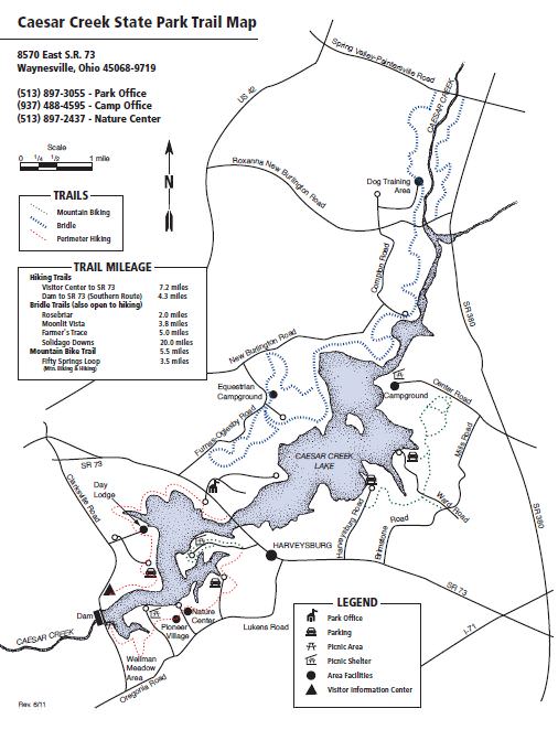 Caesar Creek State Park Trail Map - Fall Outfits 2024