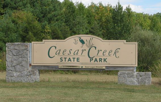 Caesar Creek State Park Campground Map