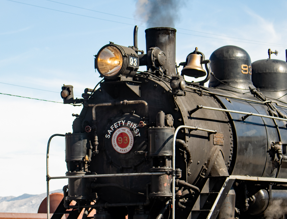 Old Steam Locomotive Carbon Arc Headlights