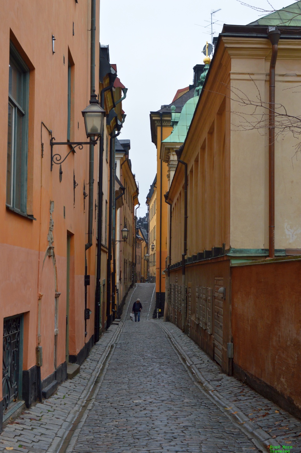 Gamla Stan cobblestone street