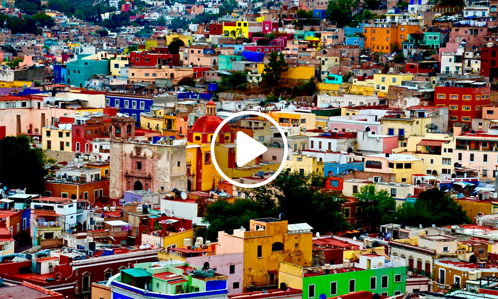 vista panorámica de la ciudad de guanajuato