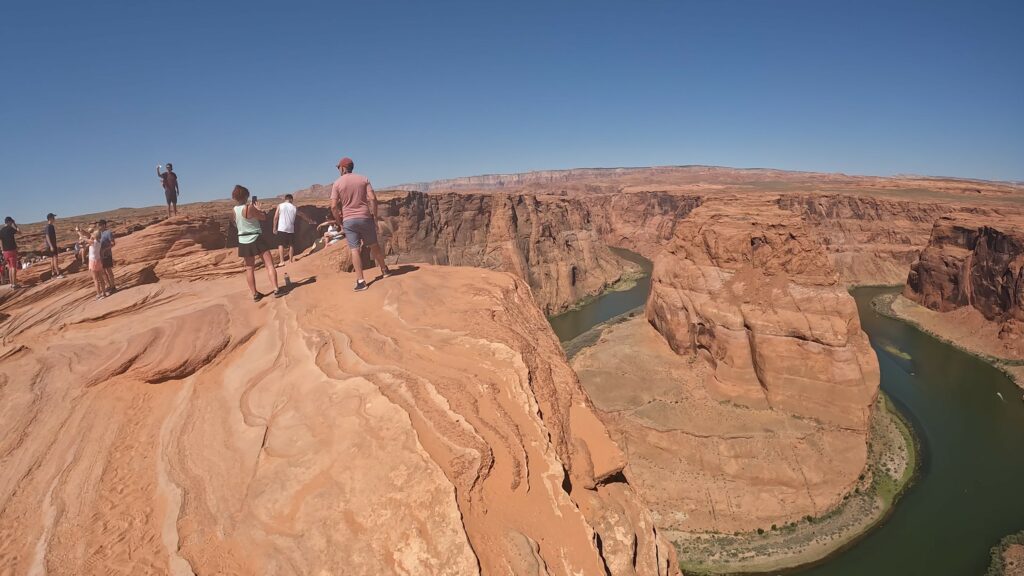 People Viewing Horseshoe Bend