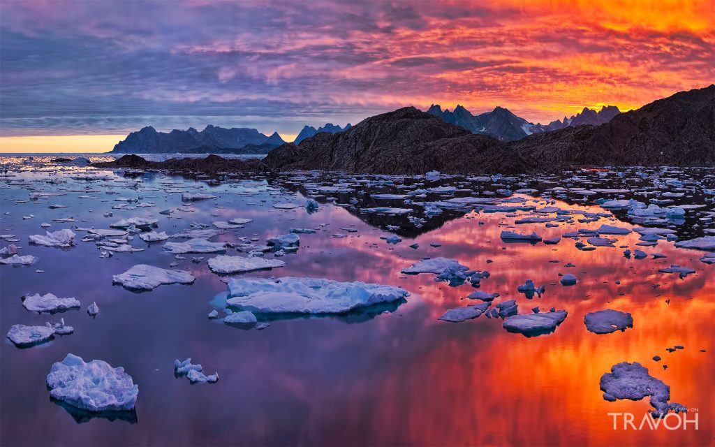 Experience Amazing Arctic Sunsets in Kulusuk, Greenland at Torsuut ...