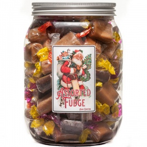 Festive Fudge Selection Jar