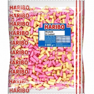 Rhubarb & Custard Chews (Haribo)