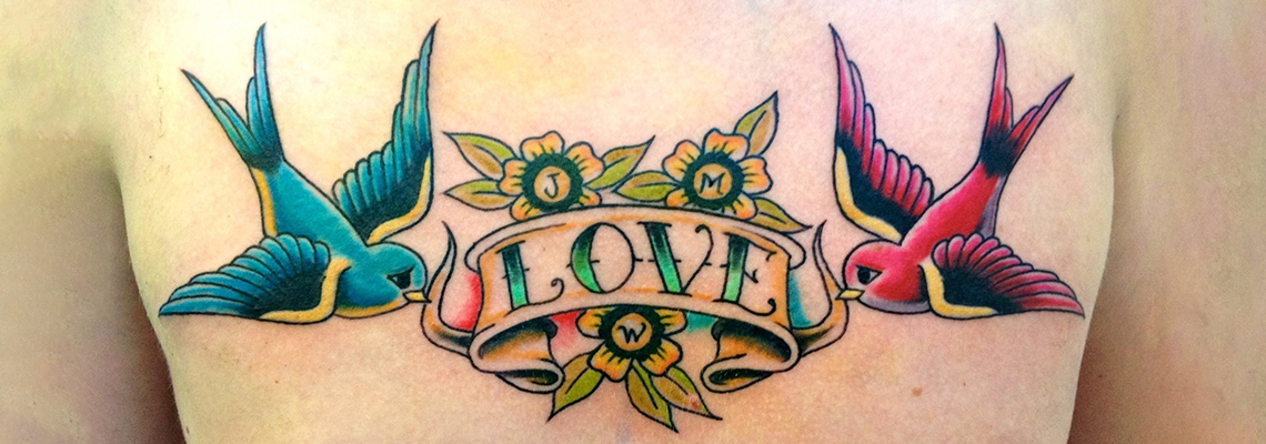 Love Tattoo Stencils