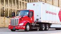 Peterbilt truck with Kodiak Robotics tech