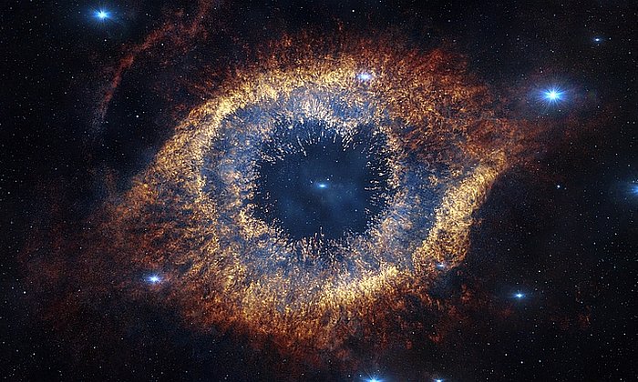 Helix nebula, 700 light years away from Earth