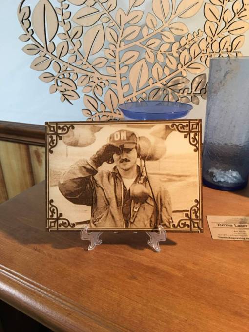 Rod Iron Design Laser Engraved Photo Plaque 4