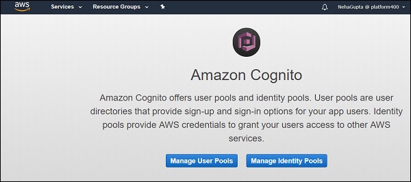 Amazon Cognito