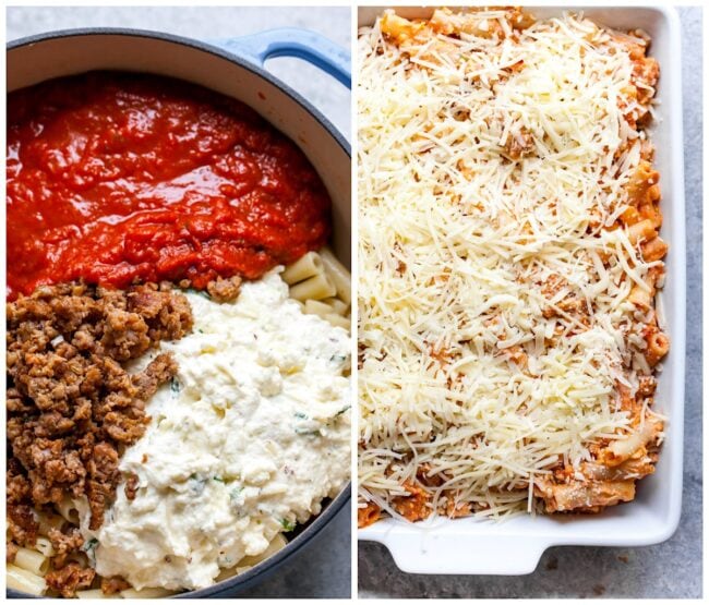 Baked Ziti with Ricotta