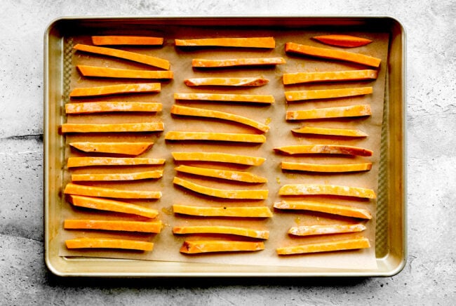 crispy sweet potato fries