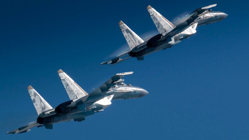 Russian Flanker Fighter Reportedly Downs Another With Its Cannon By Accident