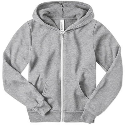 Canvas Youth Fleece Zip Up Hoodie