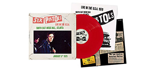 Sex Pistols - Live In The U.S.A 1978, Atlanta 5th Jan, 1978 Atlanta, South East Music Hall, USA Limited Edition Red LP