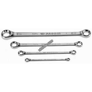 Facom 59TX.J4 - 4-Piece Torx Flat Ring Spanner Set