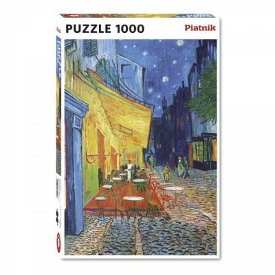  R�flexion Puzzle 1000 - Terrasse du caf� le soir de Van Gogh