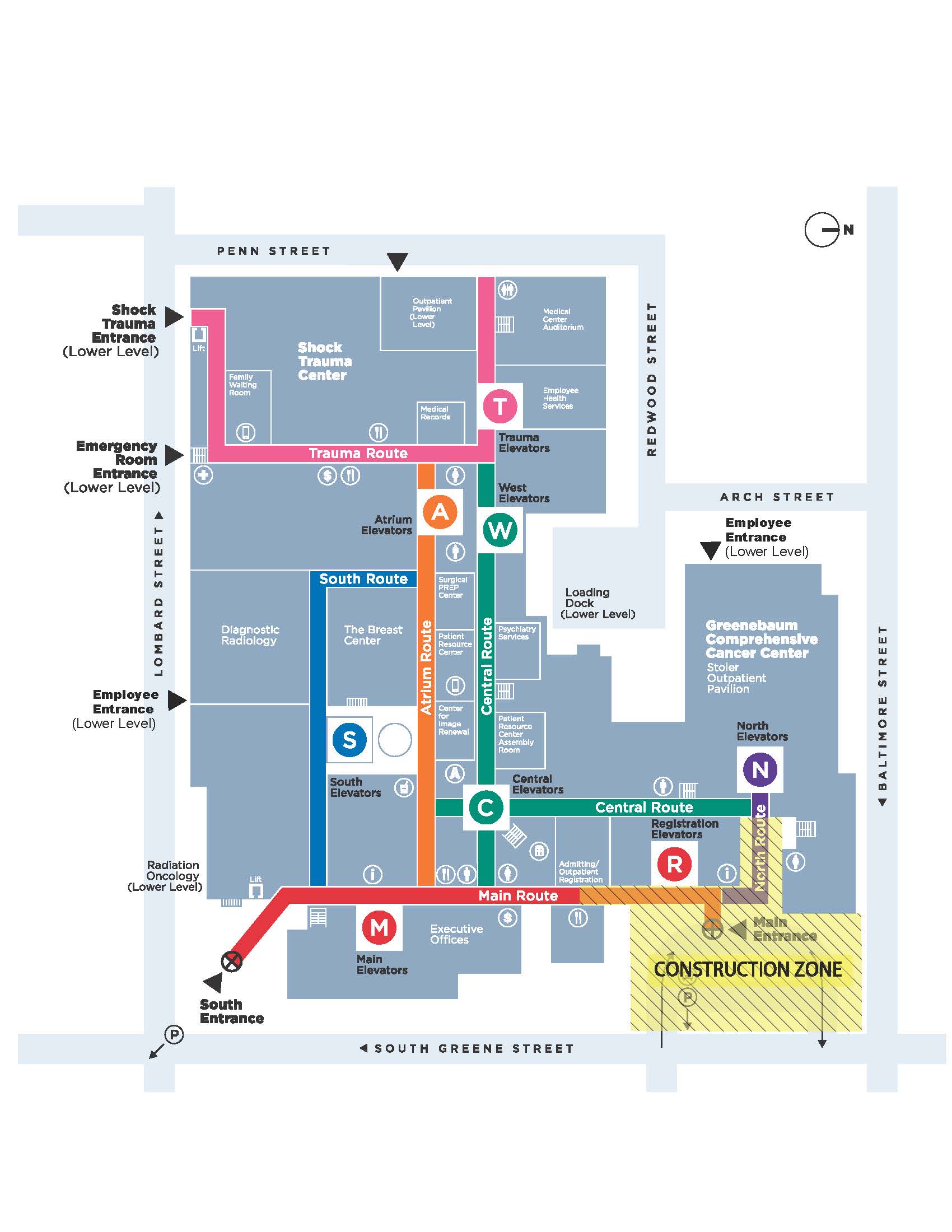 UMMC Campus Map