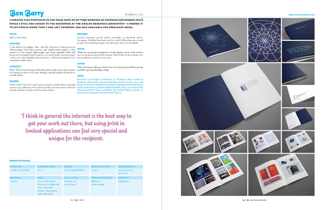 Graphic Designer Portfolio Pdf Samples