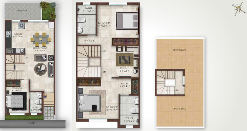 Casa Grande - Elan Row Houses at Thalambur, OMR Chennai