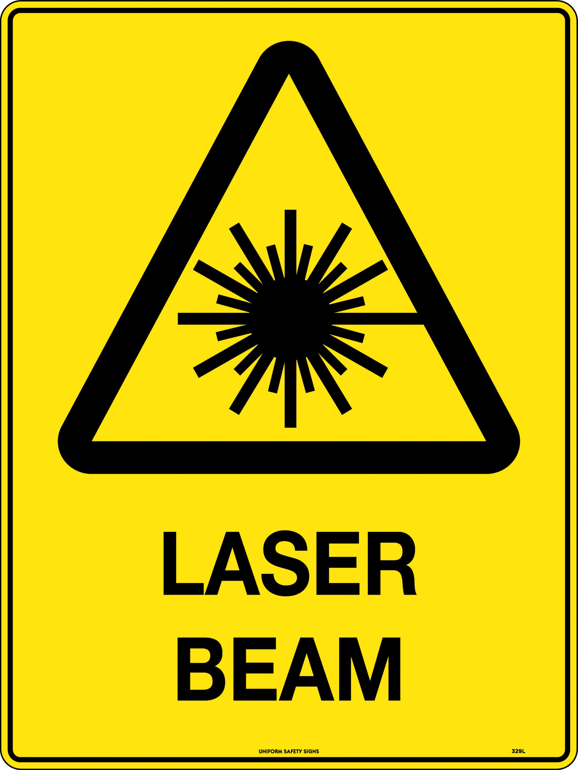 Caution Laser Beam Caution Signs USS