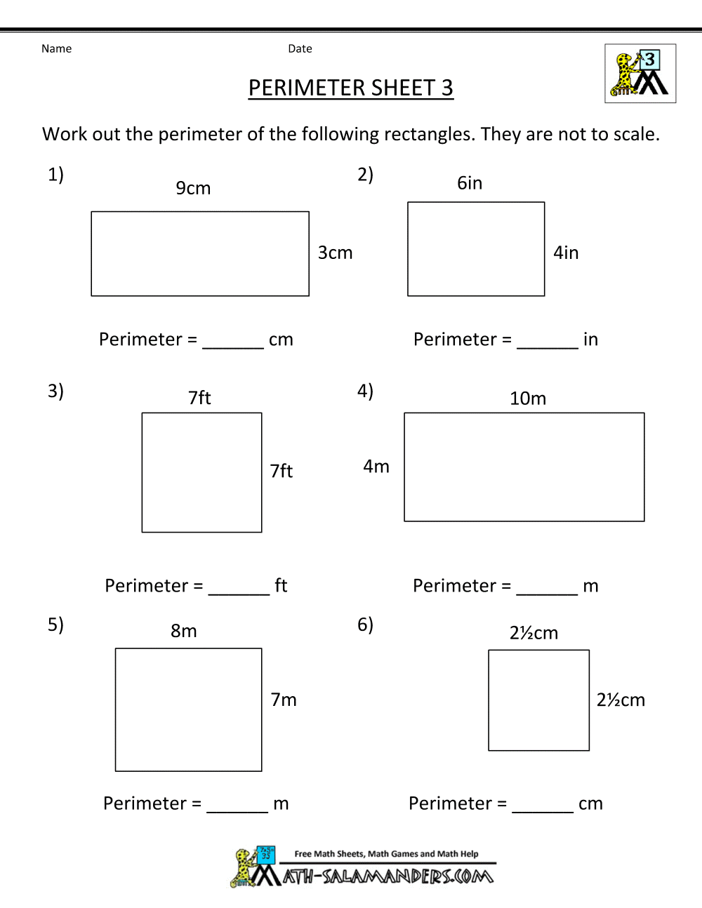 Perimeter And Area With Polynomials Worksheet