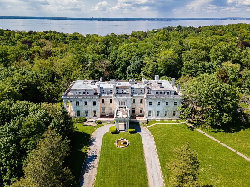 Winfield Hall aerial view. 